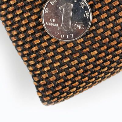 SinseD Speaker Grill Cloth,Speaker Fabric Speaker mesh Cover Cloth Antique Audio Sound-Transparent dust-Proof mesh Cloth Hard Thick Brown Black Gray Speaker Surface (Color : Brown Black(0.5m X 1.5m))