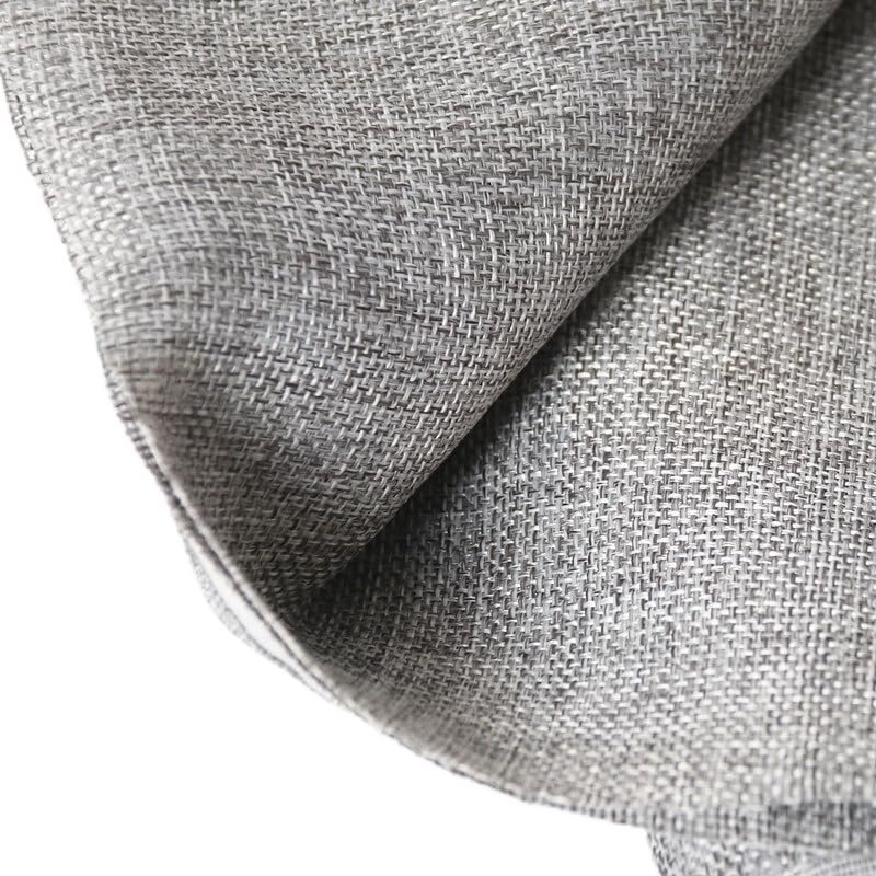 SinseD Speaker Grill Cloth,Speaker Fabric Speaker mesh Cover Cloth Antique Retro Sound-Transparent dust-Proof Linen Cloth Guitar Audio mask Cloth Background Cloth Linen Cloth (Size : Gray)