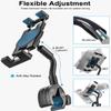 woleyi Gooseneck Tablet Bike Mount for Indoor Cycling, Gym Treadmill, Spin bike, Stationary Exercise bicycle, Peloton Handlebar, Elliptical, Stroller Clamp for iPad Pro/Air/Mini, Phone, 4.7-13" Tablet view 4