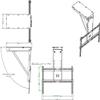 MAibuL LNNW 0-85 Flip Down TV/Monitor Bracket Electric Ceiling TV Mount  Motorized TV Mount for 32-65 Inch TVs for Most LED LCD Flat Curved Screen TVs & Monitors view 2