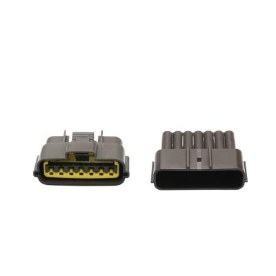 Yige Store 7 Pin Automobile Waterproof Female Wiring Plug Wire Harness Connector Fit Compatible Smtomo Fit Compatible Ni;s/an DJ7071B-2.2-11/21 6098-0148 ( Color : 7p male female , Size : 10 SETS_7P )