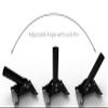 CEKAY Universal Antenna Mounting Pole 1.5" Dia x 35" L, Heavy Duty J Mount for Starlink, Weather Station & All Types of Antennas, Adjustable Pivot Lock Bracket for Wall, Eave & Roof view 2