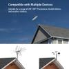 CEKAY Universal Antenna Mounting Pole 1.5" Dia x 35" L, Heavy Duty J Mount for Starlink, Weather Station & All Types of Antennas, Adjustable Pivot Lock Bracket for Wall, Eave & Roof view 4