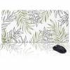 Oversized Gaming Mouse Pad, Sage Green Willow Leaves Plant Leaf Desk Mat for Home Office Extended XXL Computer Mouse Pad with Non-Slip Backing for Laptop Desktop Keyboard,35x15 inch view 1