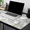 Oversized Gaming Mouse Pad, Sage Green Willow Leaves Plant Leaf Desk Mat for Home Office Extended XXL Computer Mouse Pad with Non-Slip Backing for Laptop Desktop Keyboard,35x15 inch view 2