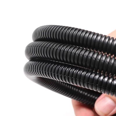 2M PP Corrugated Pipe4.5mm-17mm Cable Heat Resistant Insulation Tube Harness Motor Electrical Wire Protection Accessories (Color : 4.5mm, Size : 2m)