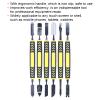 HUAOSN 6Pcs Metal Spudger, Dual Ends Opening Pry Tool, Prying Opening Repair Tool Kit, Dual Ends Metal Spudger Set for Laptop, Mobile Phone Repair view 4
