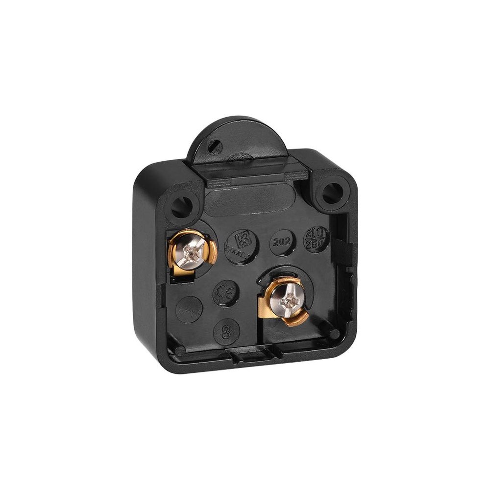 WARTHY Cabinet Door Light Switch Momentary Closet Switch Normally Closed 110-250V 2A Black