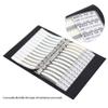 Glomora Capacitor Sample Book, 0201 Series 51 Varieties Electronic Components Organizer, Black view 2