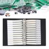 Glomora Capacitor Sample Book, 0201 Series 51 Varieties Electronic Components Organizer, Black view 3