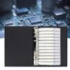 Glomora Capacitor Sample Book, 0201 Series 51 Varieties Electronic Components Organizer, Black view 4
