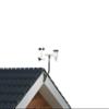 CEKAY Universal Antenna Mounting Pole 1.5" Dia x 17" L, Heavy Duty J Mount for Starlink, Weather Station & All Types of Antennas, Adjustable Pivot Lock Bracket for Wall, Eave & Roof view 4