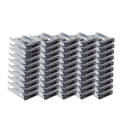50 Pack Hard Drive Bracket F238F 0F238F KG1CH 0KG1CH SSD Caddy 3.5 Hard Drive Tray Caddy Compatible for Dell Poweredge 11th/12th/13th/14th Gen T340 T440 T640 R430 R530 R730 T630 R420 R520 R720