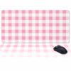 Oversized Gaming Mouse Pad, Spring Pink Buffalo Plaid Desk Mat for Home Office Extended XXL Computer Mouse Pad with Non-Slip Backing for Laptop Desktop Keyboard,35x15 inch view 1