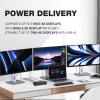 Dell D6000S Docking Station, Performance Universal Dock with USB-C/USB-A PowerShare Options, Connect Upto Three 4K Displays with 130W Adapter + HDMI Cable + DisplayPort Cable view 3