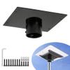 Universal Satellite Dish Mounting Kit, High-Speed Internet - Compatible with Flat Surface, Roof, and Pole Installation view 1