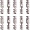 ICOBES Butt Hinges,Door Hinge,Latch Hasps,10x Copper Barrel Craft Gift Wooden Box Cylindrial Hinge Hidden 25 * 5mm view 3