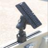 METER STAR New Upgrade Universal Fish Finder Mount Base, 360 Degrees Rotation Ball-Mount Fish Finder Bracket for Marine Boat Kayak Pontoon Canoe Can Installed in M6 Single Hole or Slide Rail view 3