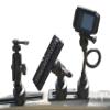 METER STAR New Upgrade Universal Fish Finder Mount Base, 360 Degrees Rotation Ball-Mount Fish Finder Bracket for Marine Boat Kayak Pontoon Canoe Can Installed in M6 Single Hole or Slide Rail view 4