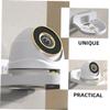 FONDOTIN 2Pcs No Drilling Wall Mount Storage Rack Heavy Duty Bracket for Security Cameras and Speakers Easy Install Stick Up Holder Wall Shelf for Home Use view 3
