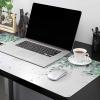 Oversized Gaming Mouse Pad, Spring Green Leaf Eucalyptus Leaves Farm Plant Desk Mat for Home Office Extended XXL Computer Mouse Pad with Non-Slip Backing for Laptop Desktop Keyboard,35x15 inch view 2