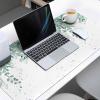 Oversized Gaming Mouse Pad, Spring Green Leaf Eucalyptus Leaves Farm Plant Desk Mat for Home Office Extended XXL Computer Mouse Pad with Non-Slip Backing for Laptop Desktop Keyboard,35x15 inch view 3