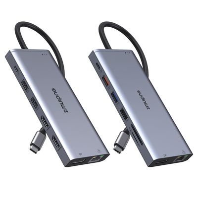 Laptop Docking Station 8 in 1+USB C Docking Station 14 in 1