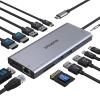 Laptop Docking Station 8 in 1+USB C Docking Station 14 in 1 view 2