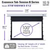 Elite Projector Evanesce Tab-Tension B, 100-inch 16:9, 4K / 8K HD, Recessed in-Ceiling Electric Tab Tensioned Projector Screen, Projection Screen Surface Programmed Remote Kit, ETB100HW3-E12 view 4