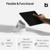 Bouncepad Click iPad POS Stand & Docking Station | iPad Stand for Business | Compatible with All Tablet Models | Table Mount Tablet Kiosk Register | White view 3