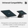 Bouncepad Click iPad POS Stand & Docking Station | iPad Stand for Business | Compatible with All Tablet Models | Table Mount Tablet Kiosk Register | White view 4