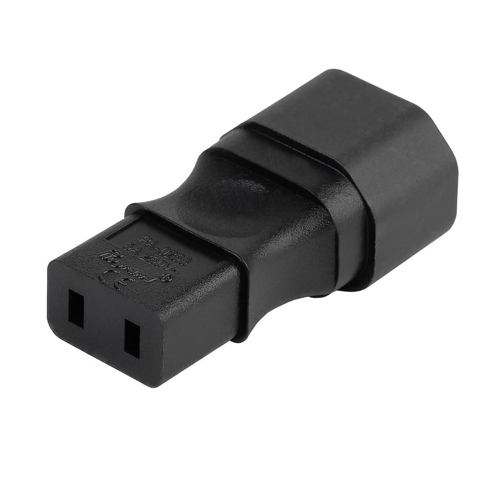 JSADZKJ IEC320 C14 to C9 Power Plug Adapter, 15A/125V AC Converter for Standard Computer Power Adapter