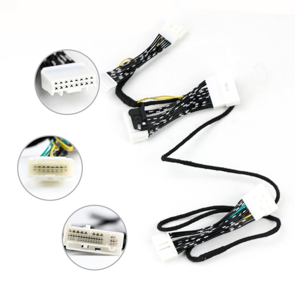 YUEWO Upgrade Inactive Speaker Activation Wire Harness Fits for Tesla Model 3, Speakers 8 to 14 Cable Removal Tools, Audio Inactive Activation Wire Harness for Tesla (Model 3 2021)
