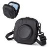 MUZIRI KINOKOO Hard EVA Case for Fuji Instax Mini 12/99/40/11/8/9/7+/Liplay Camera, Protective Case Storage Bag for Instax Mini Instant Camera - with Shoulder Strap - Black view 1