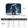 Galaxy Astronaut Laptop Sleeve Case 17 inch Laptop Bag Shockproof Protective Notebook Case Computer Carrying Bag Case view 2