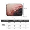 NONHAI Rose Color Blush and Black Laptop Sleeve Case 17 inch Laptop Bag Shockproof Protective Notebook Case Computer Carrying Bag Case view 2