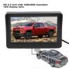 4.3 inch TFT LCD Display Backup Camera Monitor, Backup Monitor Display, DC 12V Rotatable Stand Rear View Reverse Back Up Display Support for NTSC for PAL for Car Truck RV view 4