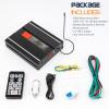 BooYu 12V 200W 20 Tones Police Warning Emergency Siren PA System for Firefighter Ambulance Vehicles Truck Car SUV ATV UTV[180 Design Speaker][Wireless Remote Handheld Microphone][2 x 10A Switches] view 2
