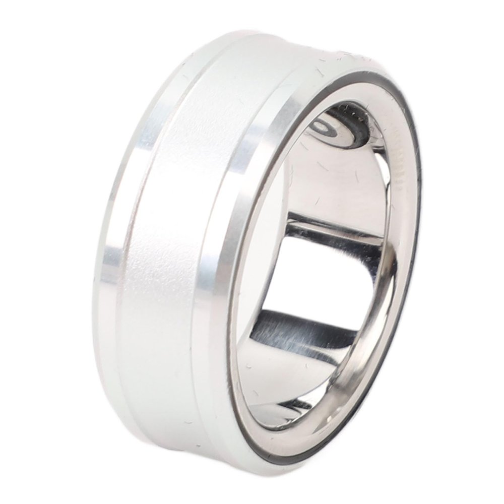 GOWENIC Wearable Finger Smart Ring, Health Tracker Smart Health Ring, Stainless Sleep Body Temperature Steps Monitoring Fitness Tracker Ring Silver for Men or Women (18), GOWENIC3g4txsupfk-11