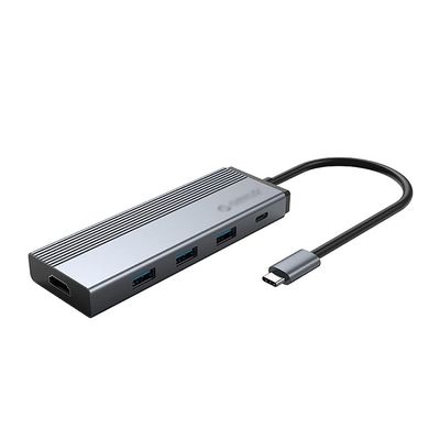 Port Expander USB C Docking Station 5 in 1 USB C Hub MultiPort Adapter Dock with 100W PD Charging, 4K HDMI, 3 USB 3.0 Ports USB Splitter