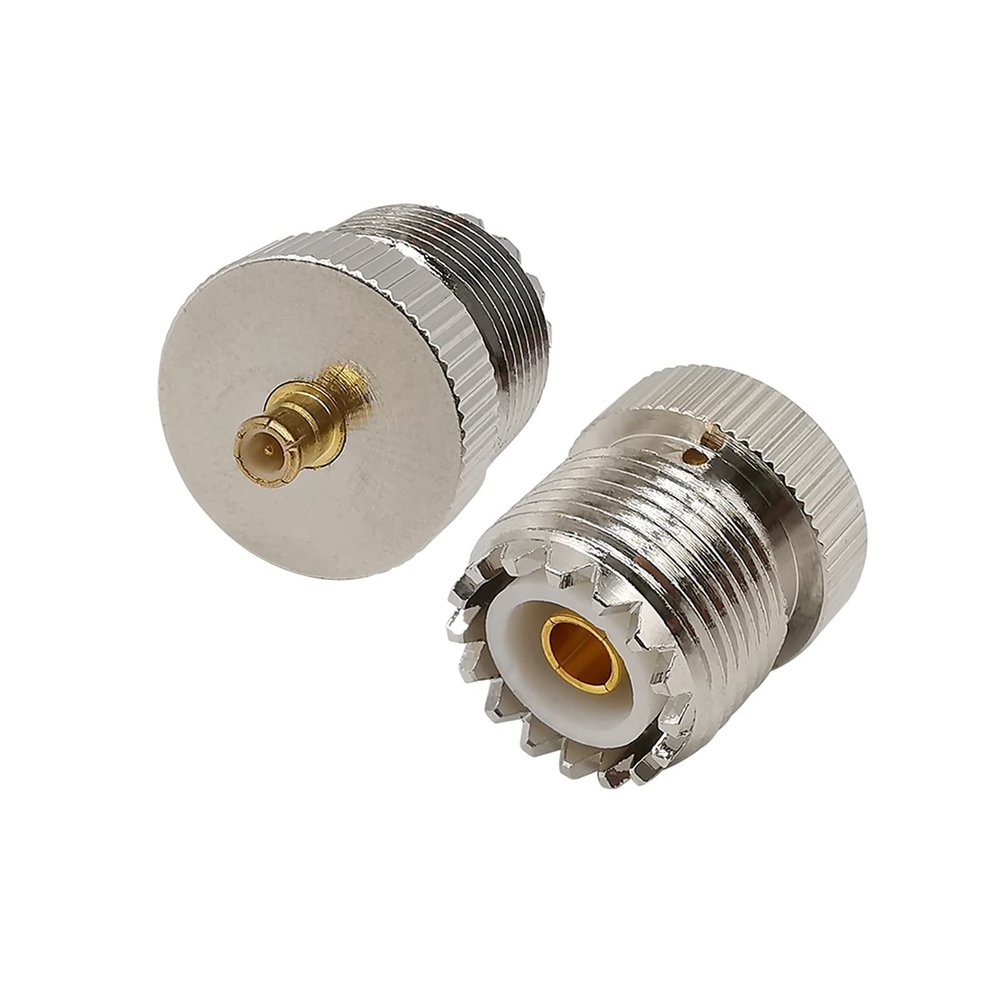 Milkweed Multi-Purpose 1Pieces MCX Male to UHF SO239 SO-239 Female Coax Adapter Connector Fit Fit Compatible G/PS Antenna TV-Tuner