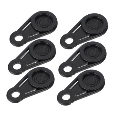 Yardwe 10pcs Camping Tent Canopy Rain Fly Clips Outdoor Tarp Clamp Movable Tarp Grabbers for Tent Covers