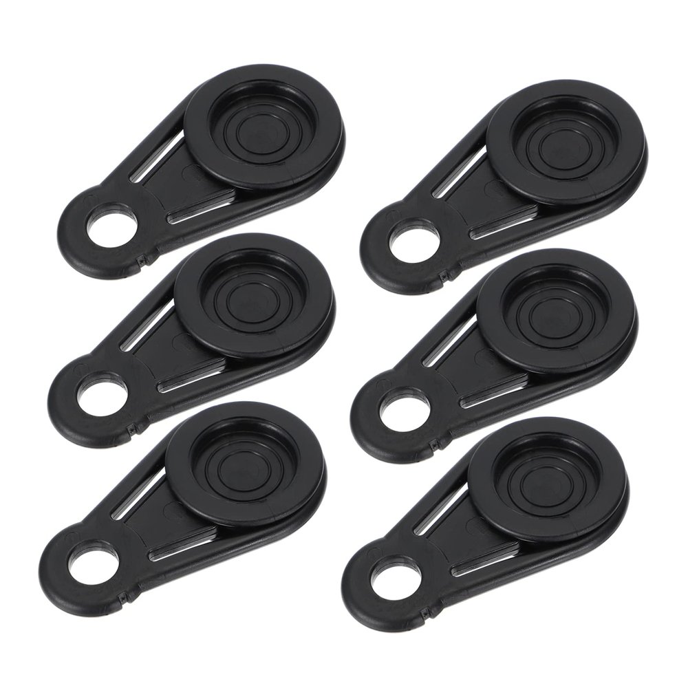 Yardwe 10pcs Camping Tent Canopy Rain Fly Clips Outdoor Tarp Clamp Movable Tarp Grabbers for Tent Covers