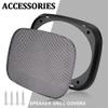 OLYCRAFT 2 Set Audio Speaker Cover Mesh 9.6x6.7 Inch Speaker Grill Cover Mesh Black Rectangle Speaker Grill with Screws for Speaker Cabinet Home Speaker Car Speaker Electrophoresis view 4