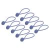 MECCANIXITY Magnetic Cable Clips 7.5 Inch x 0.6 Inch Gray Magnetic Cord Organizer Cable Ties Reusable Twist Ties for Home, Kitchen, Office, 10 Pcs view 1