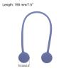 MECCANIXITY Magnetic Cable Clips 7.5 Inch x 0.6 Inch Gray Magnetic Cord Organizer Cable Ties Reusable Twist Ties for Home, Kitchen, Office, 10 Pcs view 2