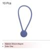 MECCANIXITY Magnetic Cable Clips 7.5 Inch x 0.6 Inch Gray Magnetic Cord Organizer Cable Ties Reusable Twist Ties for Home, Kitchen, Office, 10 Pcs view 3