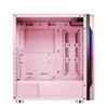 ATX Case,Mid-Tower PC Gaming Case E-ATX/ATX/M-ATX/ITX - Front I/O USB 3.0 Port - Fully Transparent Side Panels - RGB Fan and Remote Control and Controller (Size : 8 Fans) view 2