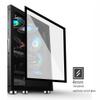 ATX Case,Mid-Tower PC Gaming Case E-ATX/ATX/M-ATX/ITX - Front I/O USB 3.0 Port - Fully Transparent Side Panels - RGB Fan and Remote Control and Controller (Size : 8 Fans) view 4