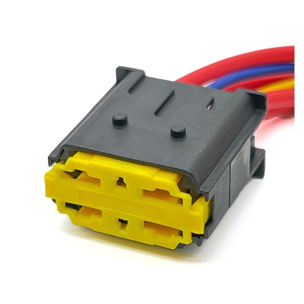 BUIEX 4 Pin TE Automobile Plug Wiring Harness Compound Size Holes Electronic Female Connector with Cable 1544147-1